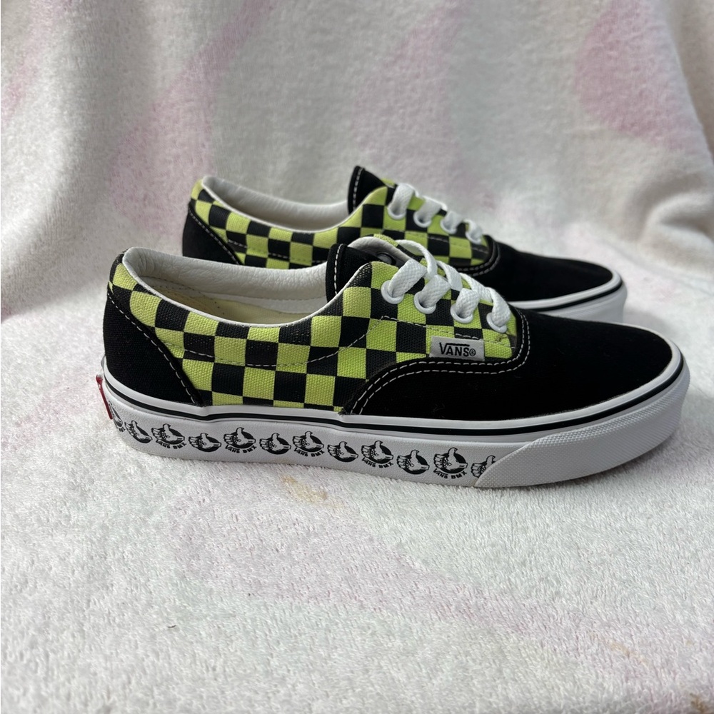 Vans Era (Vans Bmx) Men's Size 5/Women’s 6.5 Skateboard Shoes Black/Sharp Green